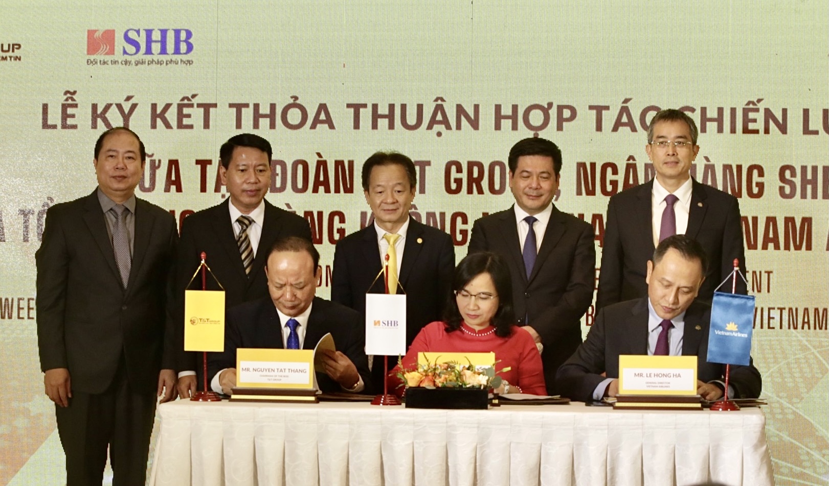 T&T Group, SHB hợp tác chiến lược với Vietnam Airlines và Tổng Công ty đường sắt Việt Nam