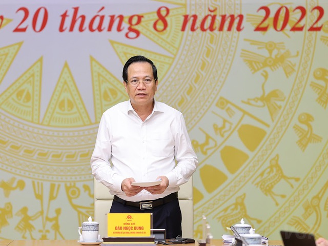 Bộ trưởng Bộ Lao động - Thương binh và Xã hội Đào Ngọc Dung. Ảnh - VGP. 