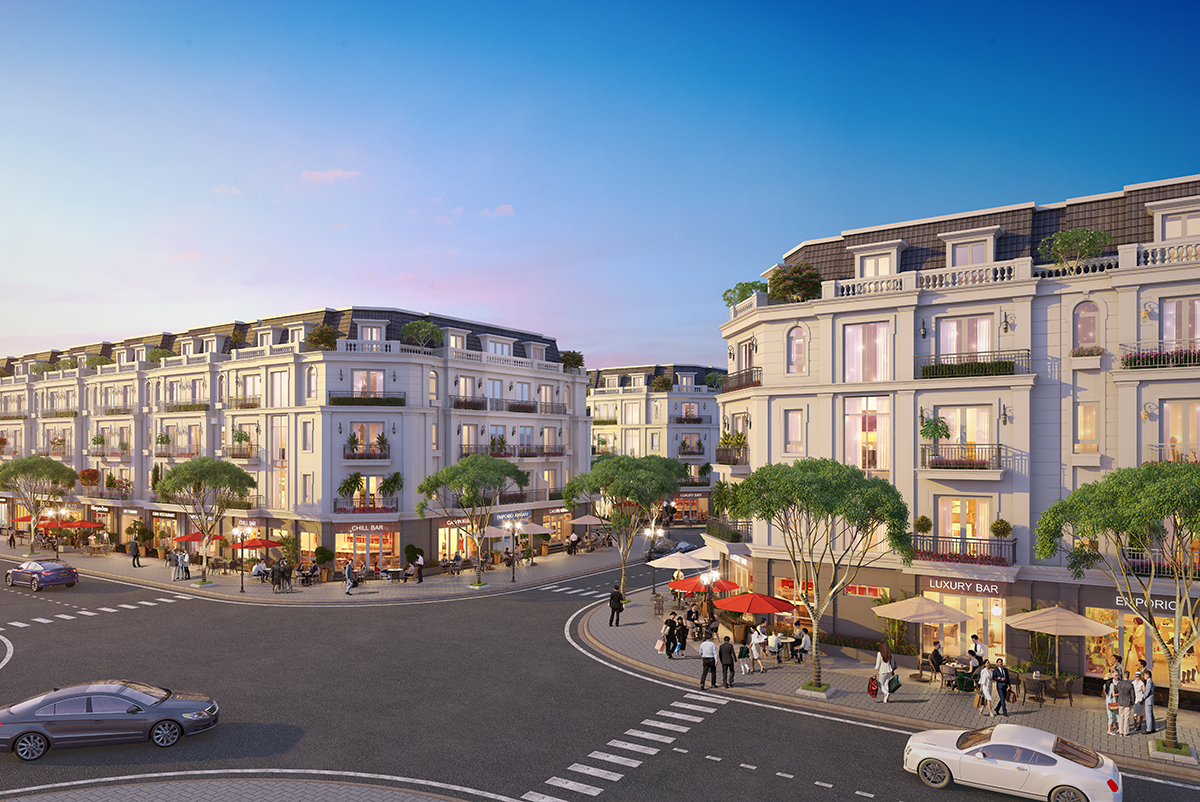 Các shophouse tại Eurowindow Twin Parks ghi điểm thị trường nhờ mặt tiền rộng trên các tuyến phố sầm uất, thuận tiện PG88 Uy Tín Số 1 Việt Nam buôn bán.