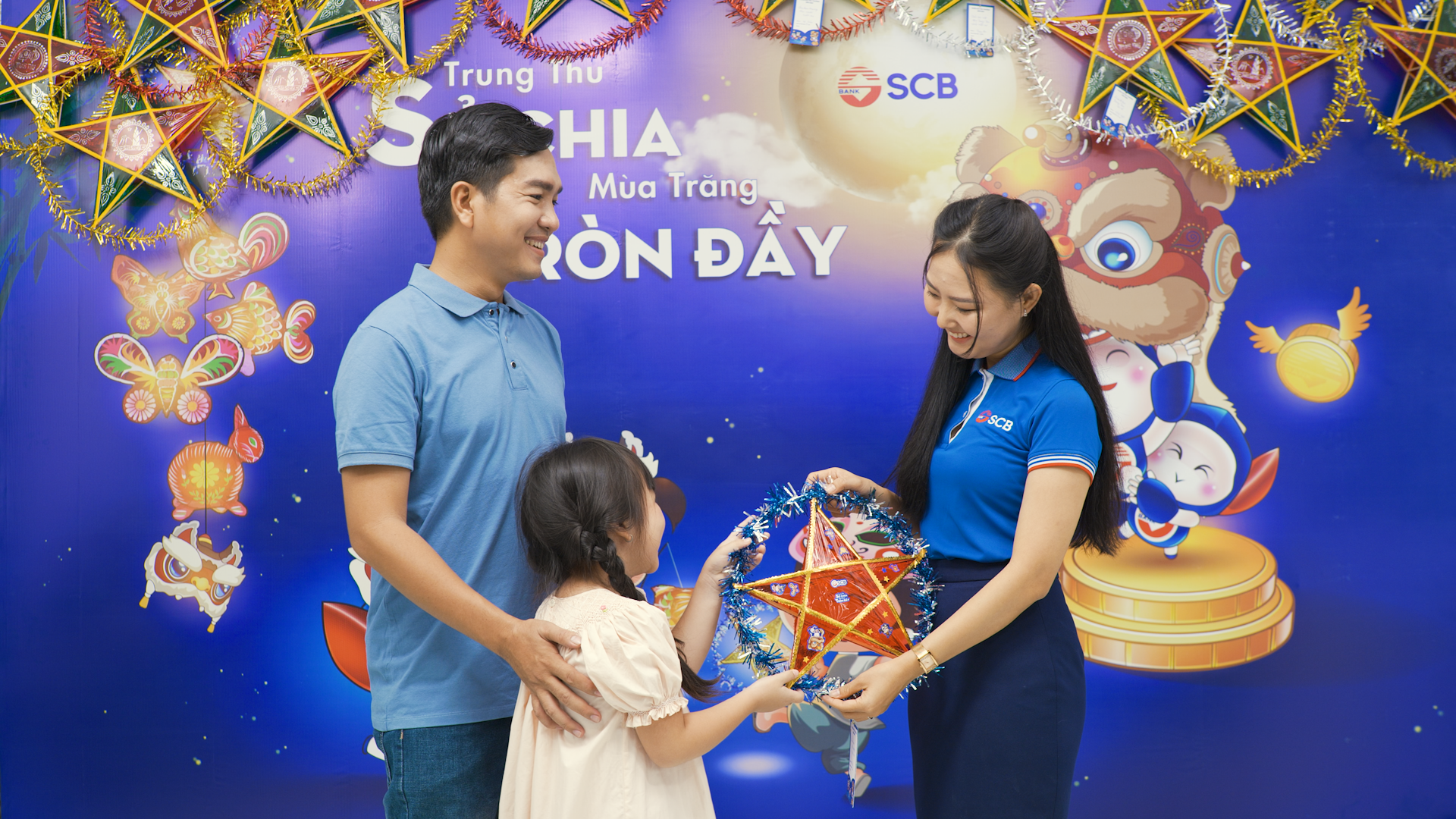 Các "Góc Trung Thu" sẽ được đặt tại 05 điểm giao dịch lớn của SCB trên toàn quốc.