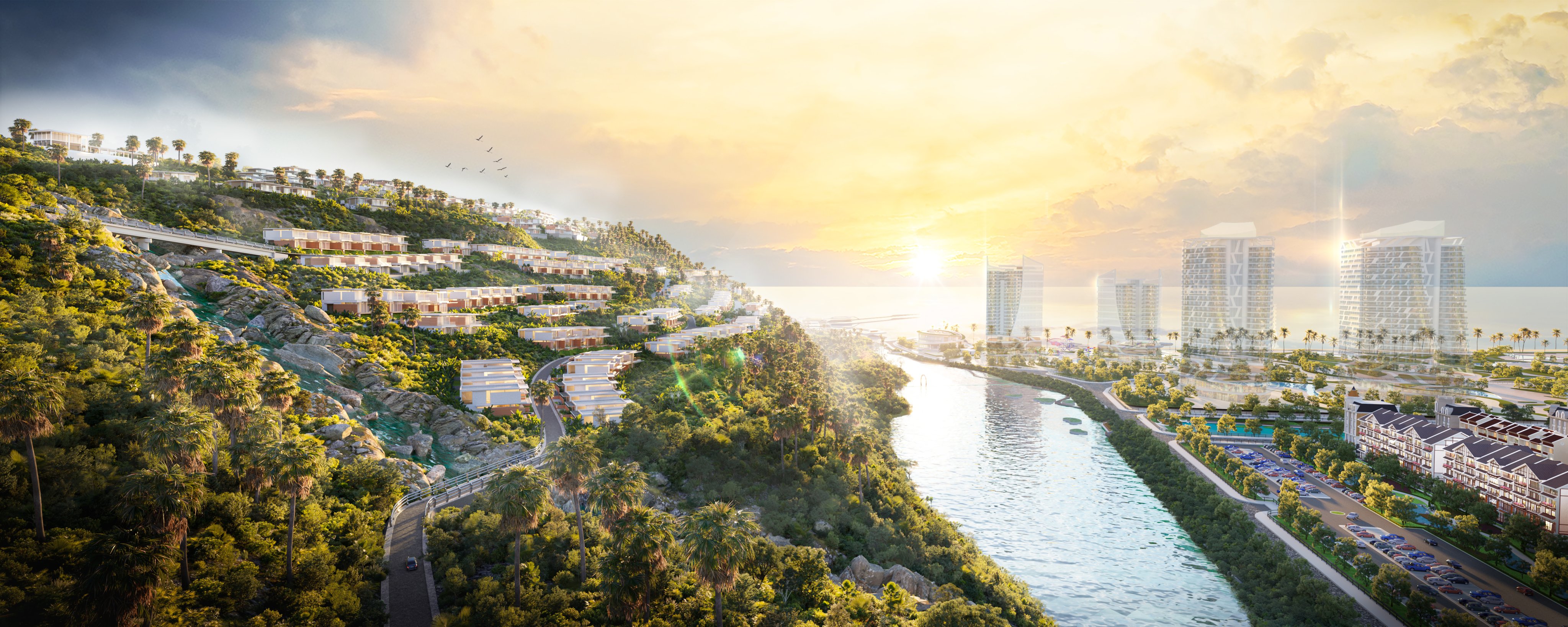 Ph&acirc;n khu Hollywood Hills tại MerryLand Quy Nhơn.