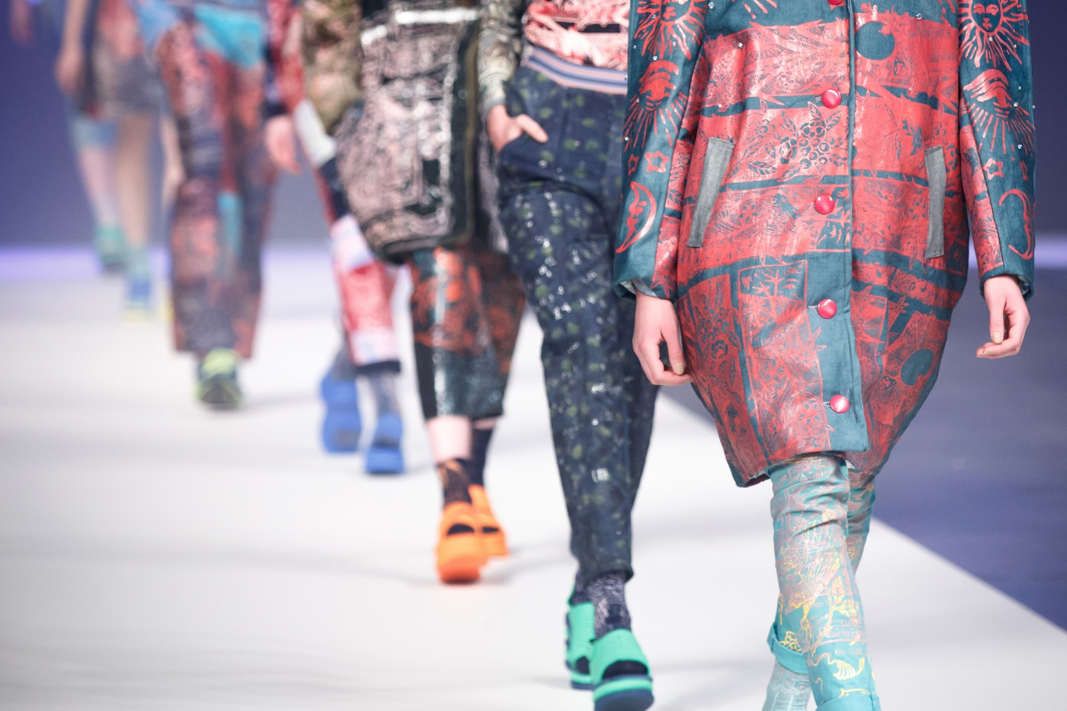 S&agrave;n diễn London Fashion Week hồi th&aacute;ng 2 năm nay.