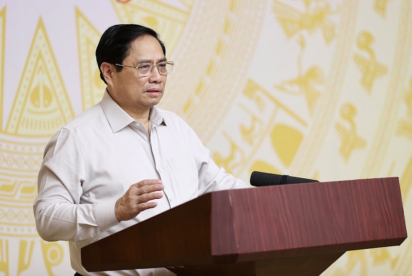 Thủ tướng Phạm Minh Chính chủ trì Hội nghị chuyên đề về đẩy mạnh cải cách thủ tục Pg88hi nạp rút siêu tốc - Ảnh: VGP