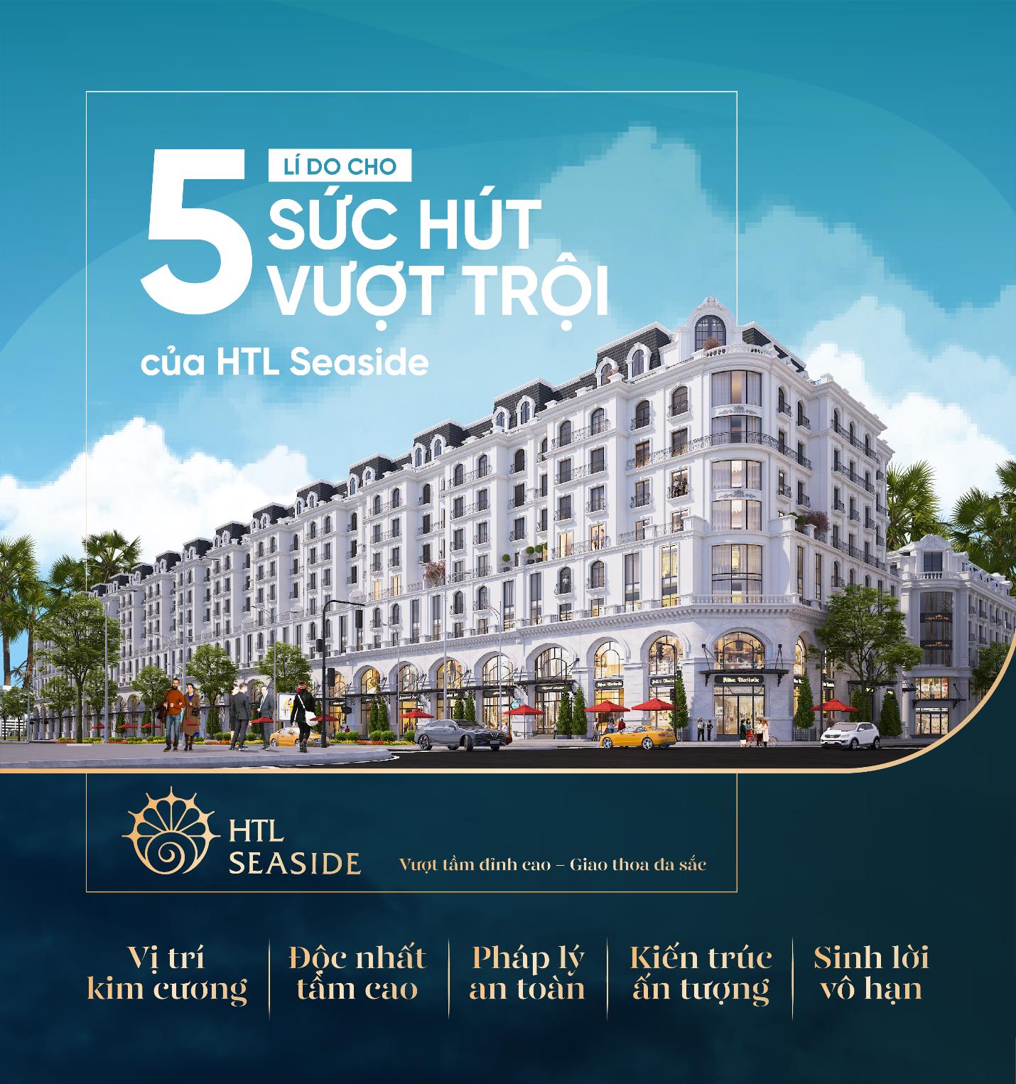 Những gi&aacute; trị bảo chứng cho khả năng sinh lời tại HTL Seaside.
