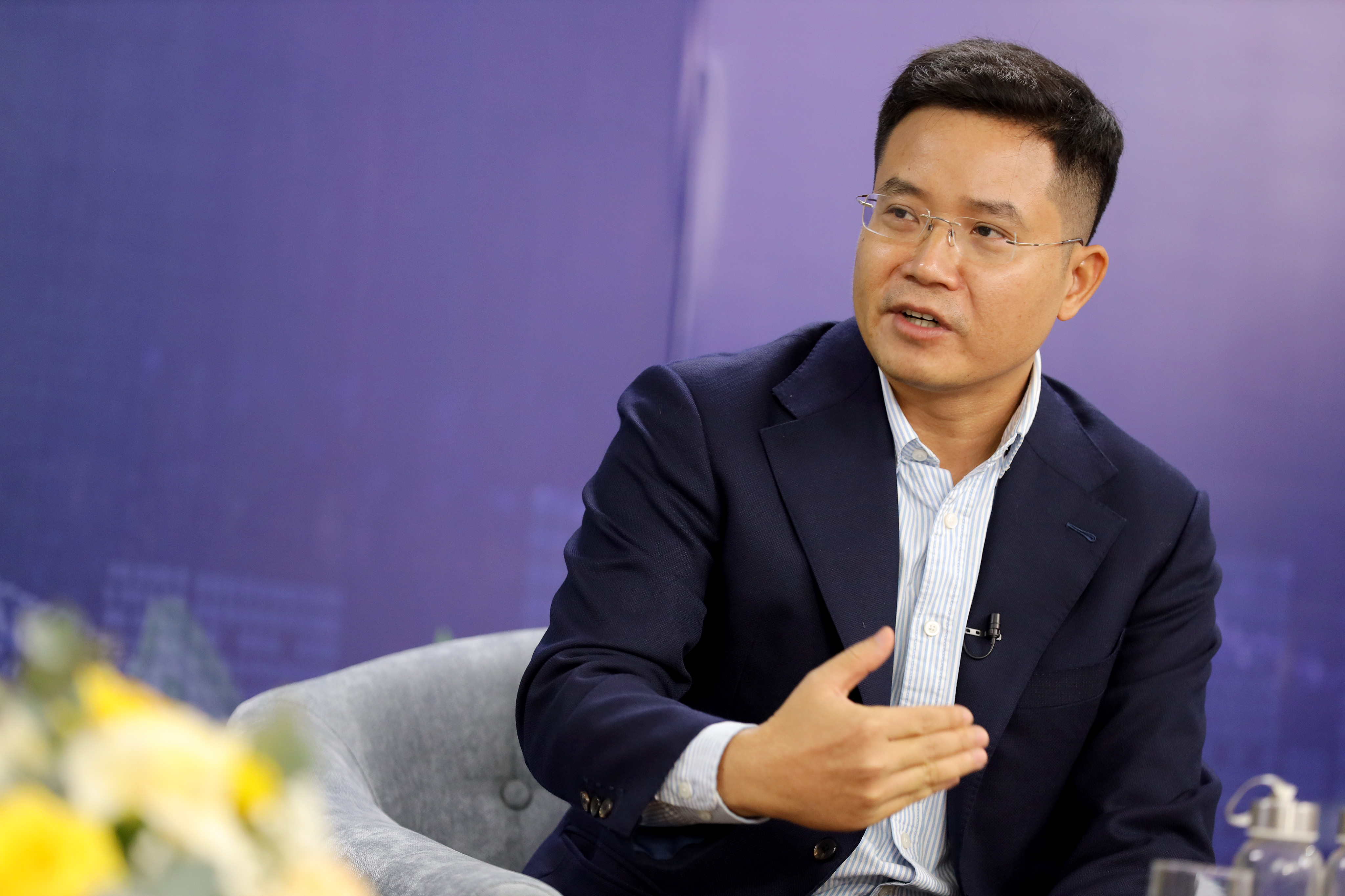 Tổng gi&aacute;m đốc Fiin Ratings Nguyễn Quang Thu&acirc;n/Ảnh: Chu Xu&acirc;n Khoa.