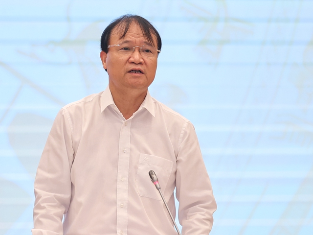 Thứ trưởng Bộ Công Thương Đỗ Thắng Hải thông tin về mức chiết khấu trong PG88 Uy Tín Số 1 Việt Nam xăng dầu. Ảnh - VGP. 