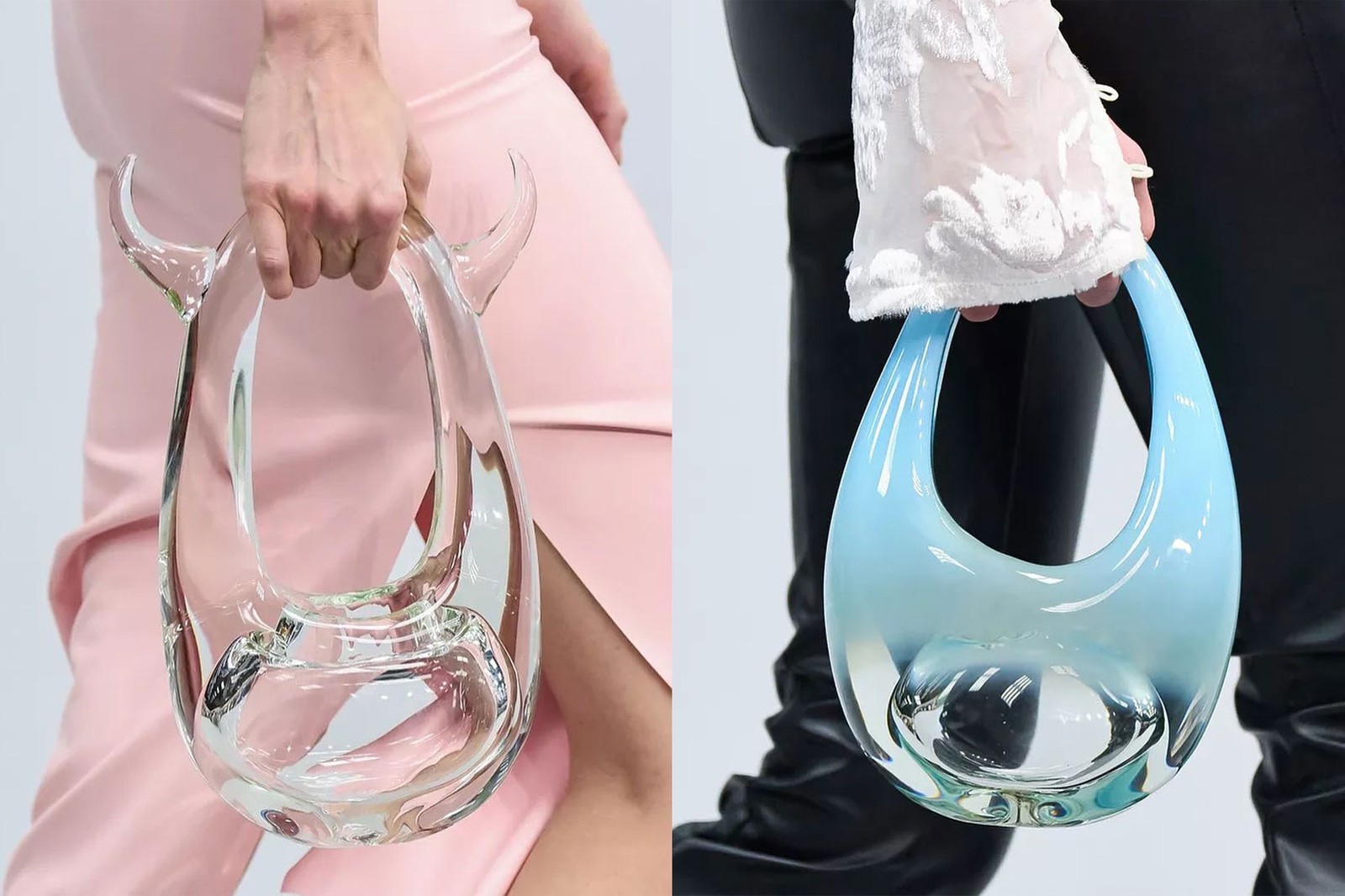 Năm ngo&aacute;i, nh&agrave; mốt n&agrave;y cũng tạo n&ecirc;n một &ldquo;c&uacute; sốc&rdquo; thời trang cho người h&acirc;m mộ khi giới thiệu chiếc t&uacute;i Swipe h&igrave;nh bầu dục&nbsp;bằng thủy tinh.
