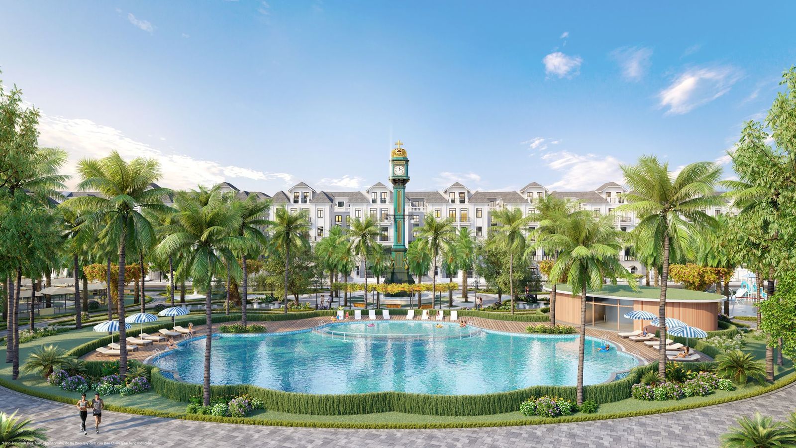 Chất sống nghỉ dưỡng đến từ thiết kế tinh hoa v&agrave; cảnh quan lấy cảm hững từ những thủ phủ nghỉ dưỡng tr&ecirc;n thế giới.