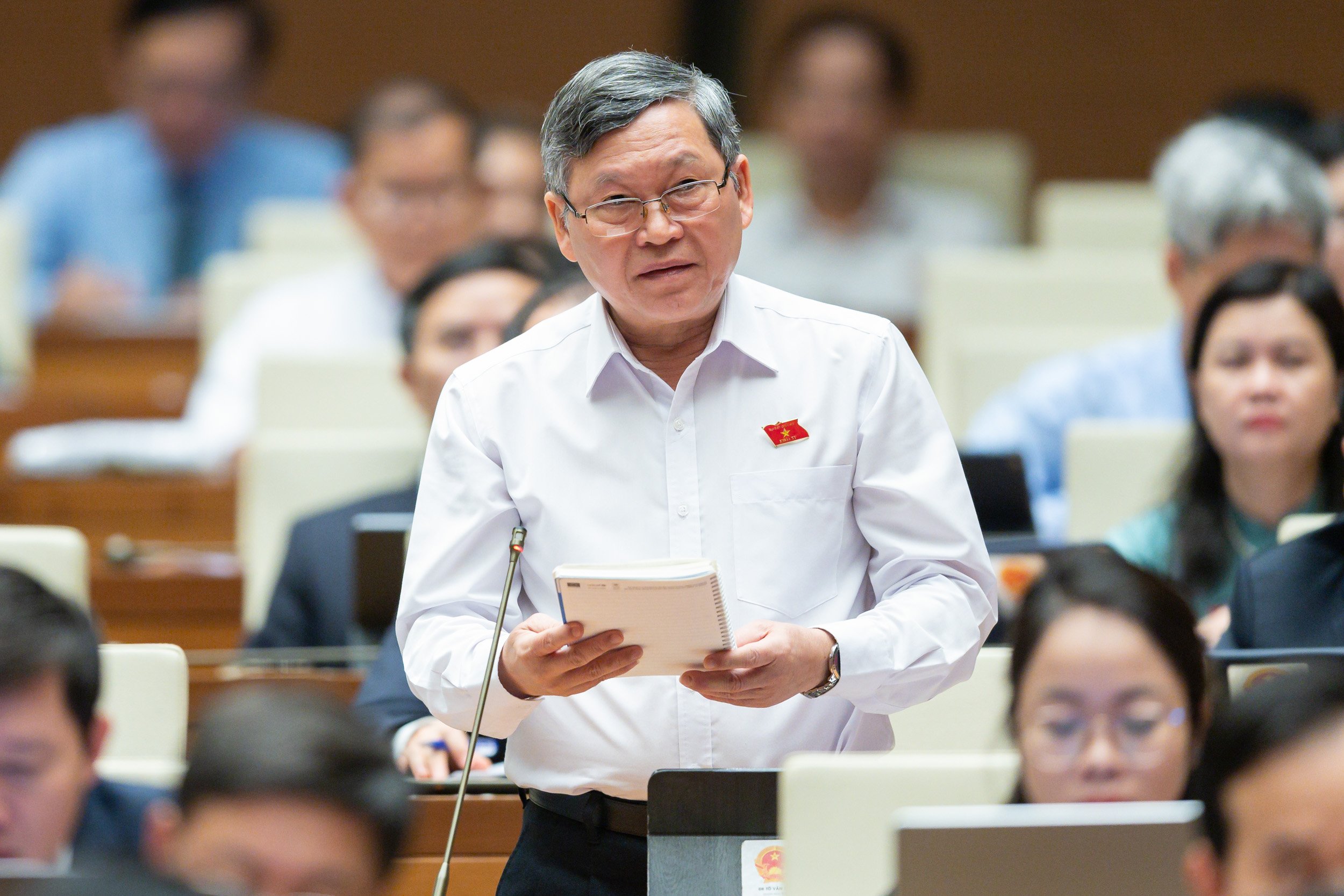 Đại biểu T&ocirc; Văn T&aacute;m, Đo&agrave;n Đại biểu Link Trang Chủ PG88.Com Mới #2026 tỉnh Kon Tum. Ảnh - Quochoi.vn.&nbsp;