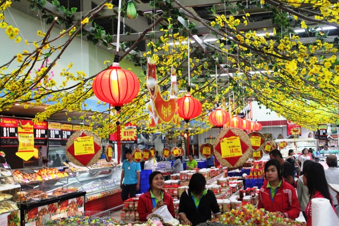 Tổng giá trị hàng hóa phục vụ Tết 2023 trên địa bàn thành phố Hà Nội đạt khoảng 39.500 tỷ đồng.