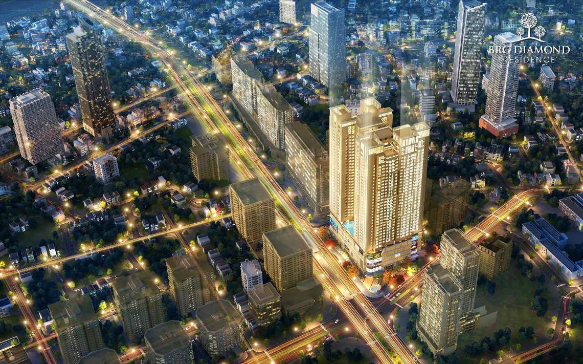Phối cảnh Link Trang Chủ PG88.Com Mới #2026 BRG Diamond Residence Hà Nội.