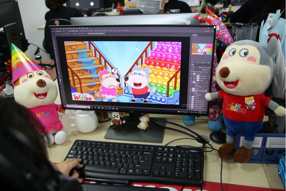 Phim hoạt hình Wolfoo sản xuất tại studio của Sconnect.