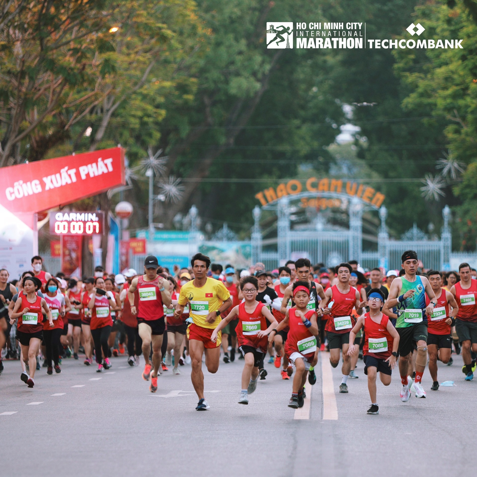 Hơn 14.000 vận động viên tham gia giải marathon Quốc tế TPHCM Techcombank mùa 5
