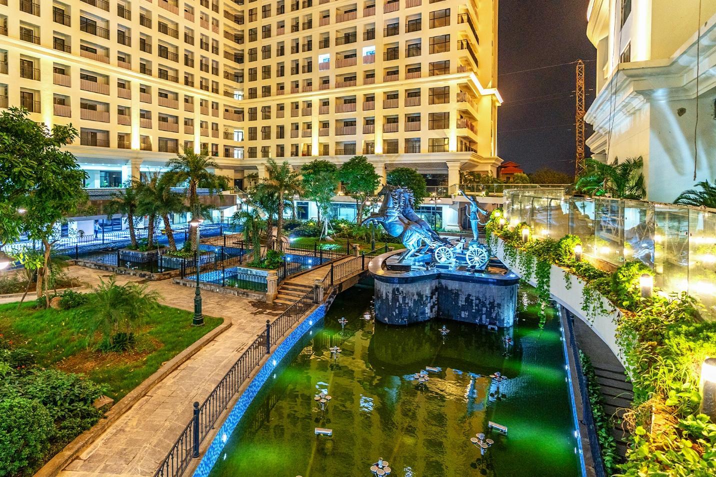 Sunshine Garden - nổi bật tại khu Đ&ocirc;ng Nam Thủ đ&ocirc; với vườn &aacute;nh s&aacute;ng độc đ&aacute;o.