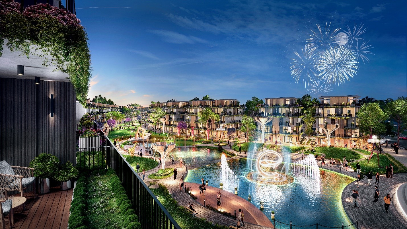 Ph&acirc;n khu The Plaza trở th&agrave;nh nơi &aacute;nh s&aacute;ng kh&ocirc;ng bao giờ tắt, nơi đ&oacute;n năm mới của th&agrave;nh Vinh.