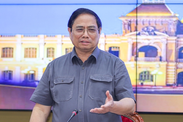 Thủ tướng Phạm Minh Chính phát biểu tại buổi Pg88hi Thể Thao, Bóng Đá, Casino, Nổ Hũ, Xổ Số - Ảnh: VGP