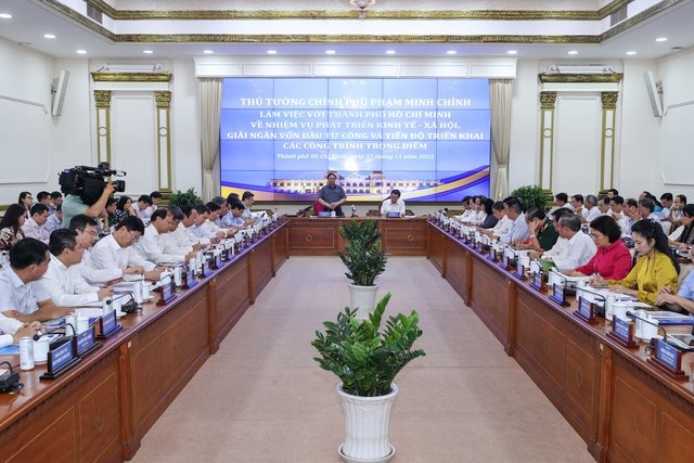 To&agrave;n cảnh buổi l&agrave;m việc - Ảnh: VGP