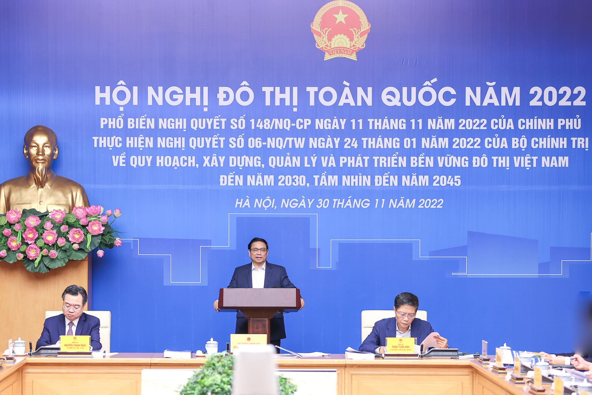 Thủ tướng Phạm Minh Chính phát biểu tại Hội nghị.
