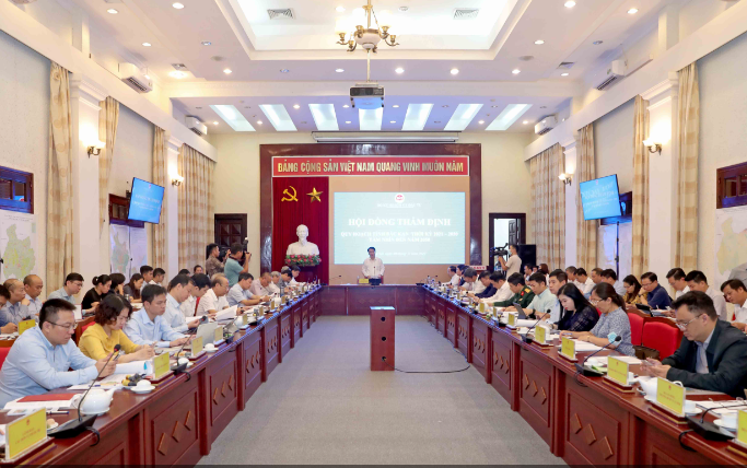 To&agrave;n cảnh Hội nghị thẩm định quy hoạch tỉnh Bắc Kạn.