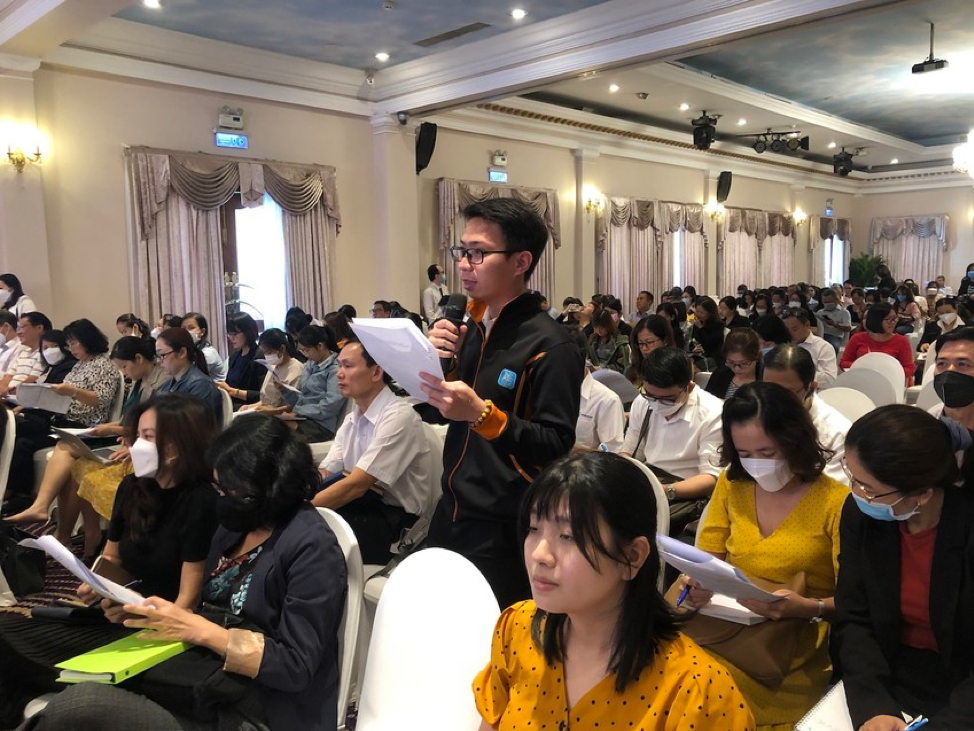 PG88 Link Dễ Nhớ Pg88.com n&ecirc;u thắc mắc với Cục thuế TP.HCM tại buổi đối thoại ng&agrave;y 23/12/2022. Ảnh: PC.