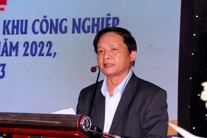 &Ocirc;ng L&ecirc; Tấn Hổ, Ph&oacute; chủ tịch thường trực UBND tỉnh Ph&uacute; Y&ecirc;n ph&aacute;t biểu tại hội nghị - Ảnh: PY.