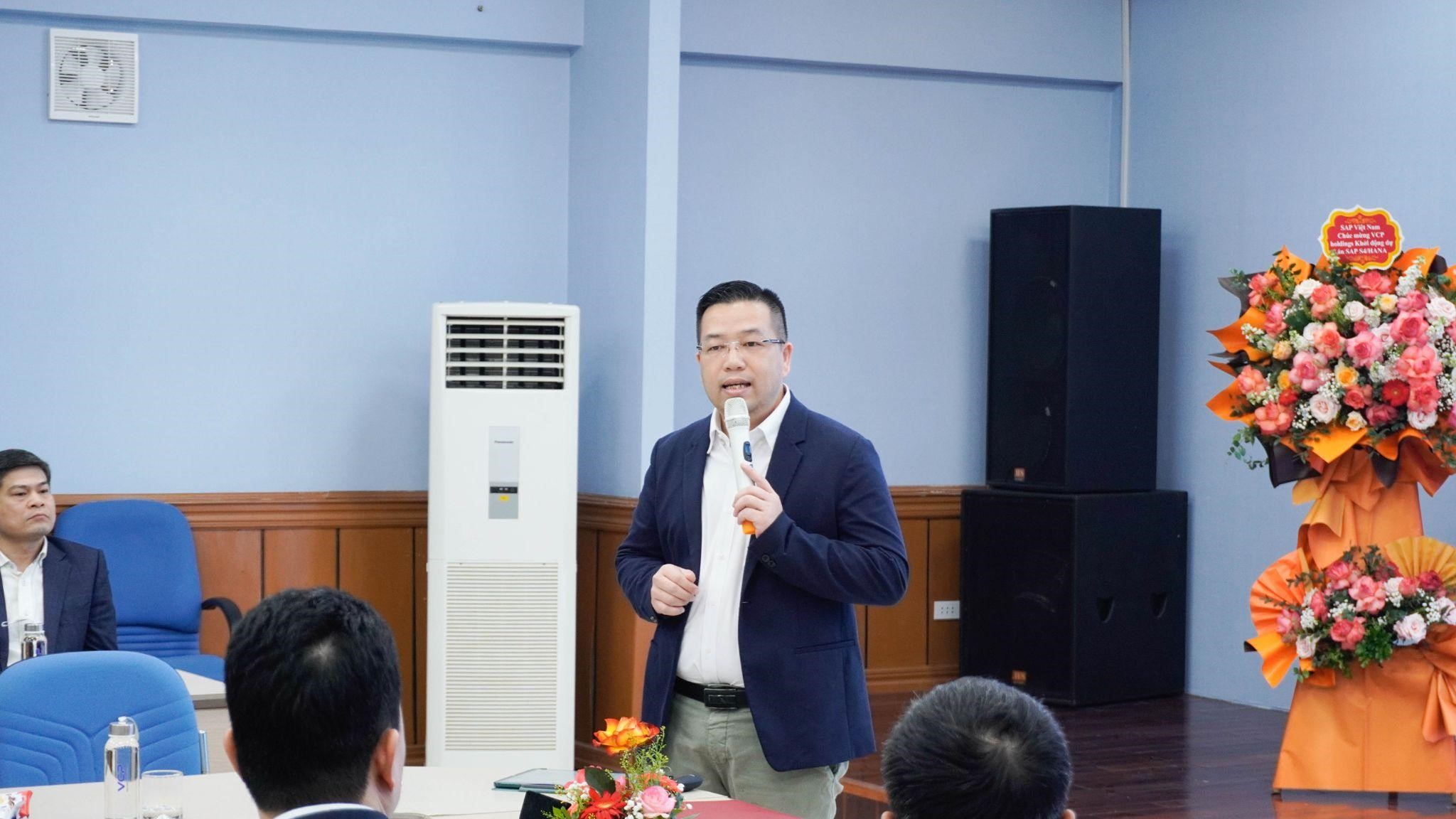 &Ocirc;ng Trịnh Nguy&ecirc;n Kh&aacute;nh - Ph&oacute; Tổng Gi&aacute;m đốc VCP Holdings - kỳ vọng hệ thống SAP S/4HANA sẽ gi&uacute;p VCP Holdings n&acirc;ng cao hiệu quả trong quản trị PG88 Link Dễ Nhớ Pg88.com.