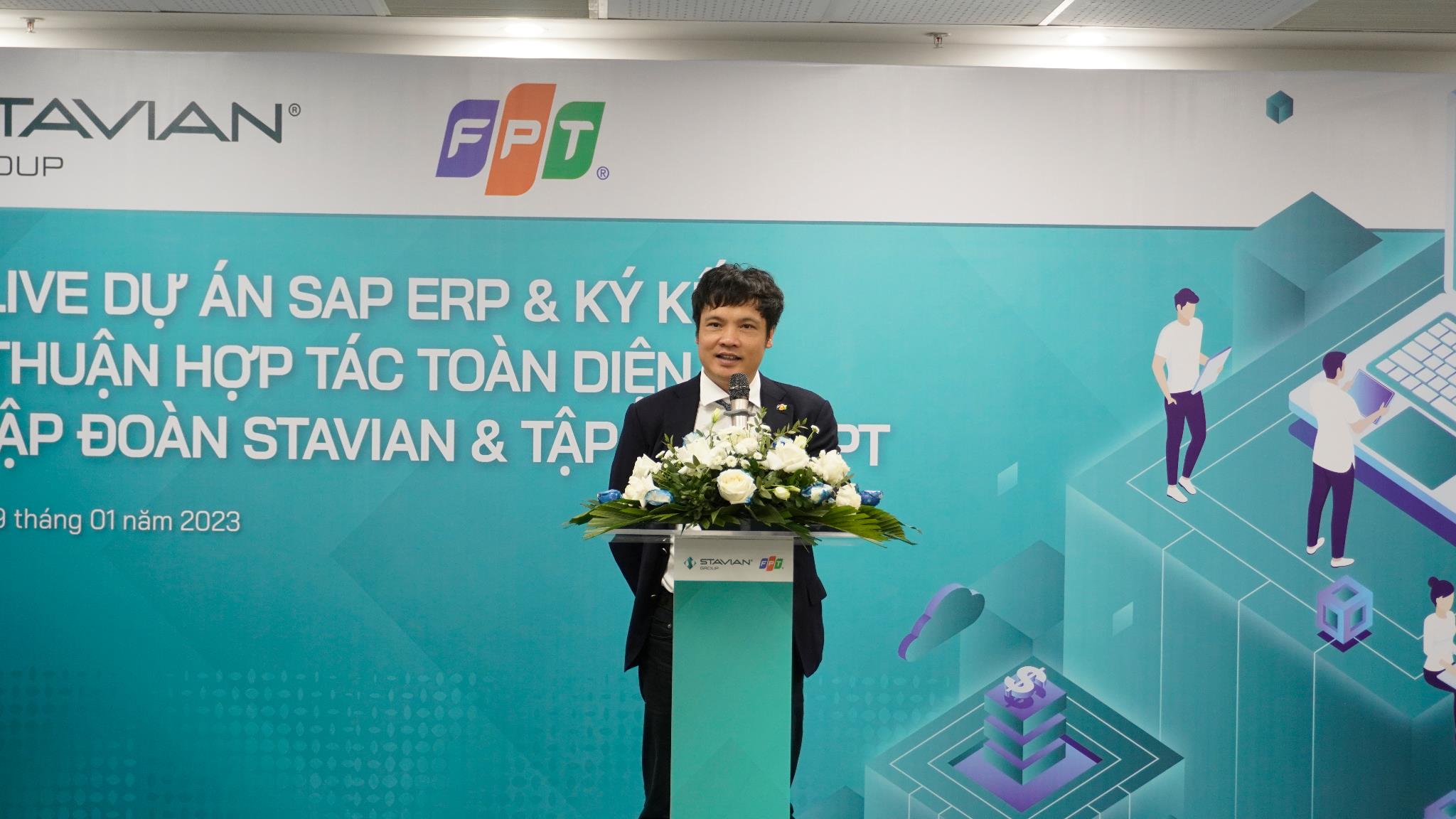 &Ocirc;ng Nguyễn Văn Khoa - Tổng Gi&aacute;m đốc Tập đo&agrave;n FPT tin tưởng sự hợp t&aacute;c giữa hai PG88 Link Dễ Nhớ Pg88.com sẽ th&uacute;c đẩy mạnh mẽ qu&aacute; tr&igrave;nh số h&oacute;a cho Stavian.