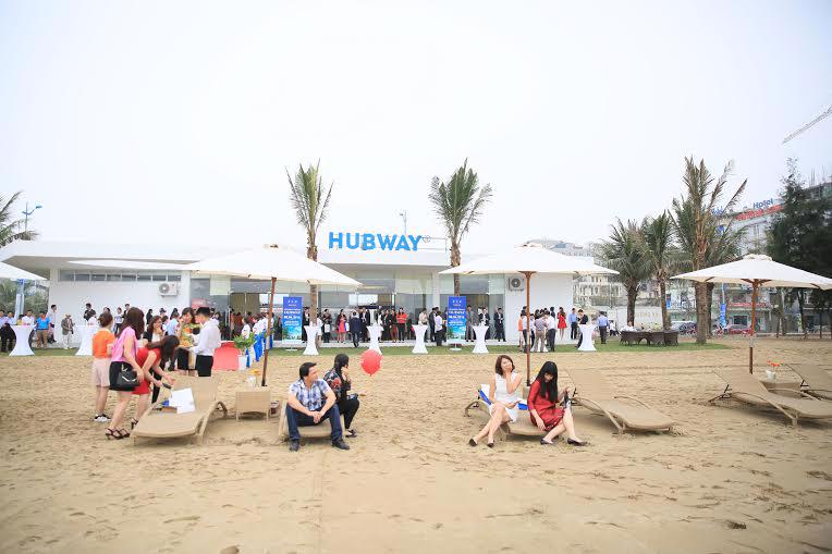 C&aacute;c hubway tr&ecirc;n b&atilde;i biển