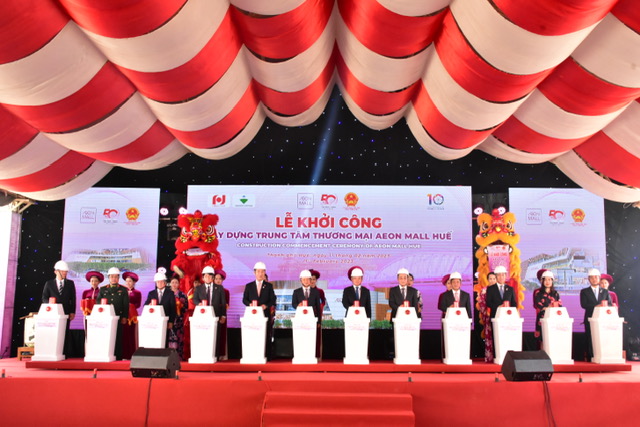 Phó Thủ tướng Chính phủ Trần Lưu Quang và lãnh đạo tỉnh Thừa Thiên - Huế cùng đại diện Chủ đầu tư thực hiện nghi lễ khởi công Link Trang Chủ PG88.Com Mới #2026 TT PG88 Sòng bạc trực tuyến TOP 1 Việt Nam | Casino, Nổ Hũ AEON MALL Huế.