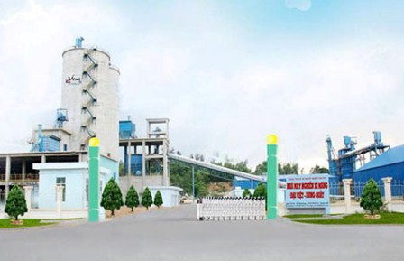 Nh&agrave; m&aacute;y Xi măng Đại Việt - Dung Quất (Ảnh: Bộ X&acirc;y dựng).
