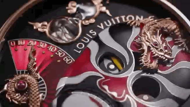 Chiếc đồng hồ Tambour cao cấp phi&ecirc;n bản 2023 c&oacute; t&ecirc;n Louis Vuitton Tambour Opera Automata.