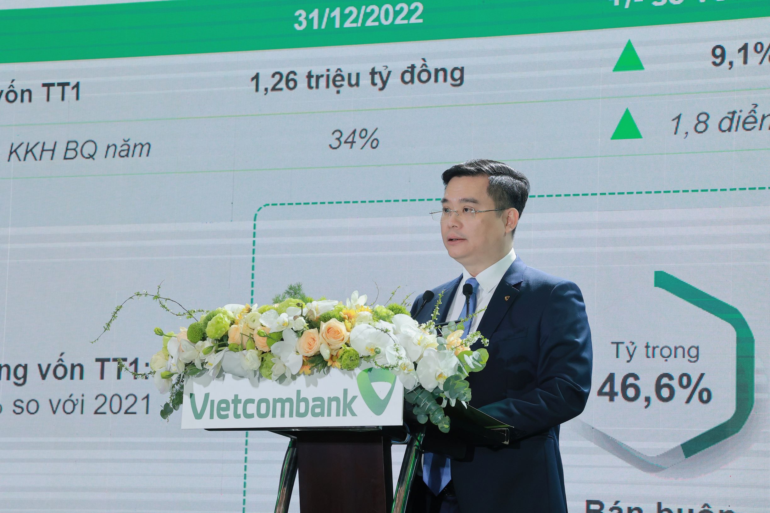 Đồng ch&iacute; Nguyễn Thanh T&ugrave;ng tr&igrave;nh b&agrave;y b&aacute;o c&aacute;o tại Hội nghị Tổng kết PG88 Uy Tín Số 1 Việt Nam năm 2022 v&agrave; triển khai nhiệm vụ năm 2023, ng&agrave;y 9/1/2023.