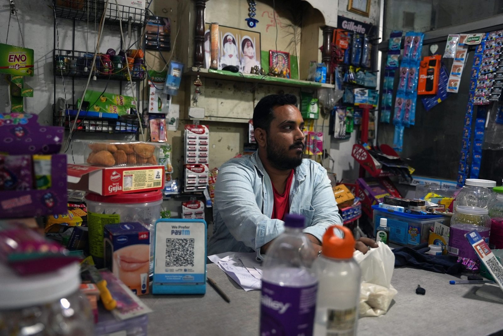 Balwant Singh bắt đầu sử dụng Hộp &acirc;m thanh Paytm sau khi nhận ra mọi người c&oacute; thể tạo bi&ecirc;n lai thanh to&aacute;n giả