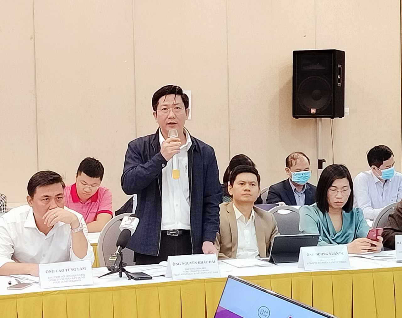 &Ocirc;ng Nguyễn Khắc Hải, Ph&oacute; Tổng gi&aacute;m đốc Tổng c&ocirc;ng ty CP Vinaconex: 