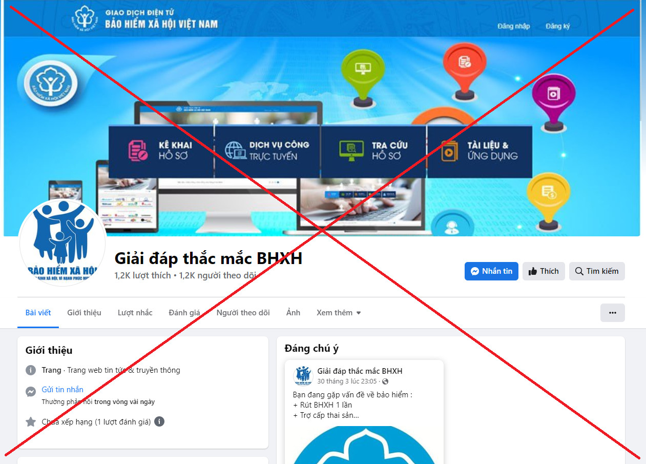 Tiếp tục xuất hiện tình trạng giả mạo cơ quan bảo hiểm để chiếm đoạt tiền