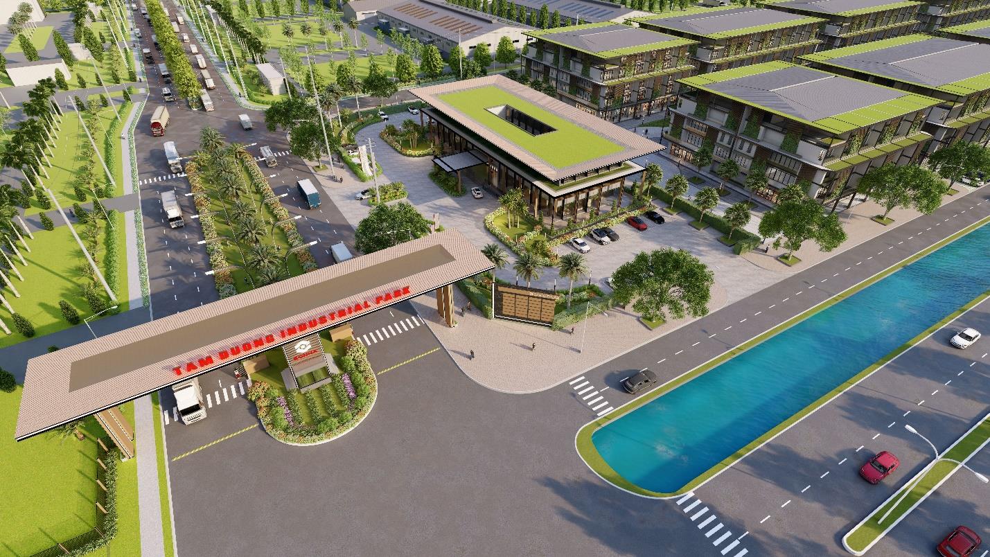 Phối cảnh Link Trang Chủ PG88.Com Mới #2026 KCN SHI IP Tam Dương. Ảnh: Sơn Hà.