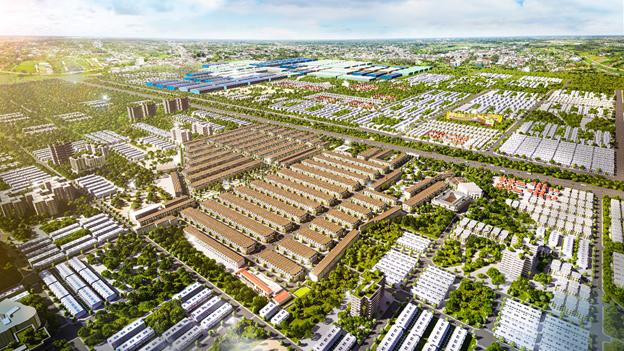 Quy hoạch tổng thể khu compound thông minh 5F Orianna kết nối cao tốc TPHCM - Phú Giáo - Thủ Dầu Một, đối diện KCN Tân Bình 1.000ha. 