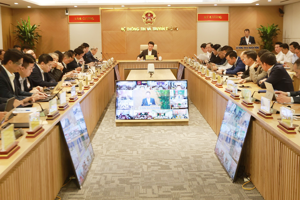 Bộ Th&ocirc;ng tin v&agrave; Truyền th&ocirc;ng tổ chức Hội nghị Giao ban quản l&yacute; nh&agrave; nước qu&yacute; I/2023