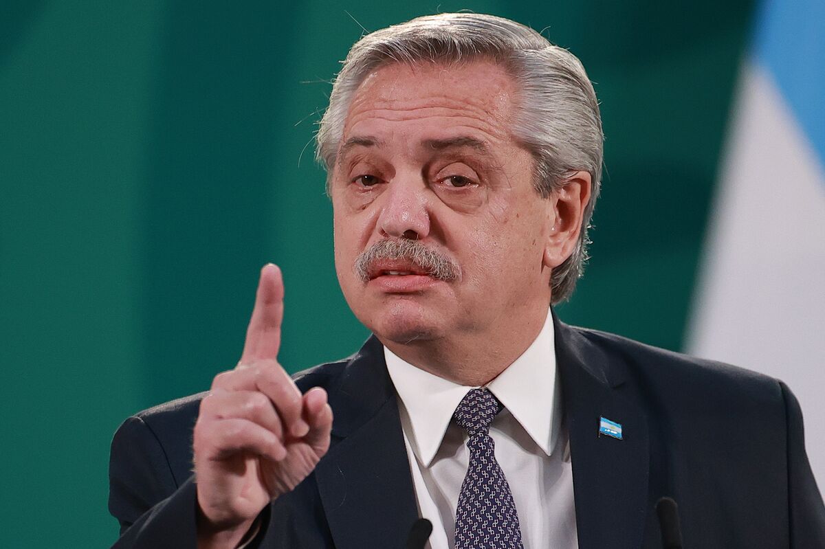 Tổng thống Alberto Fernandez của Argentina - Anh: Bloomberg.