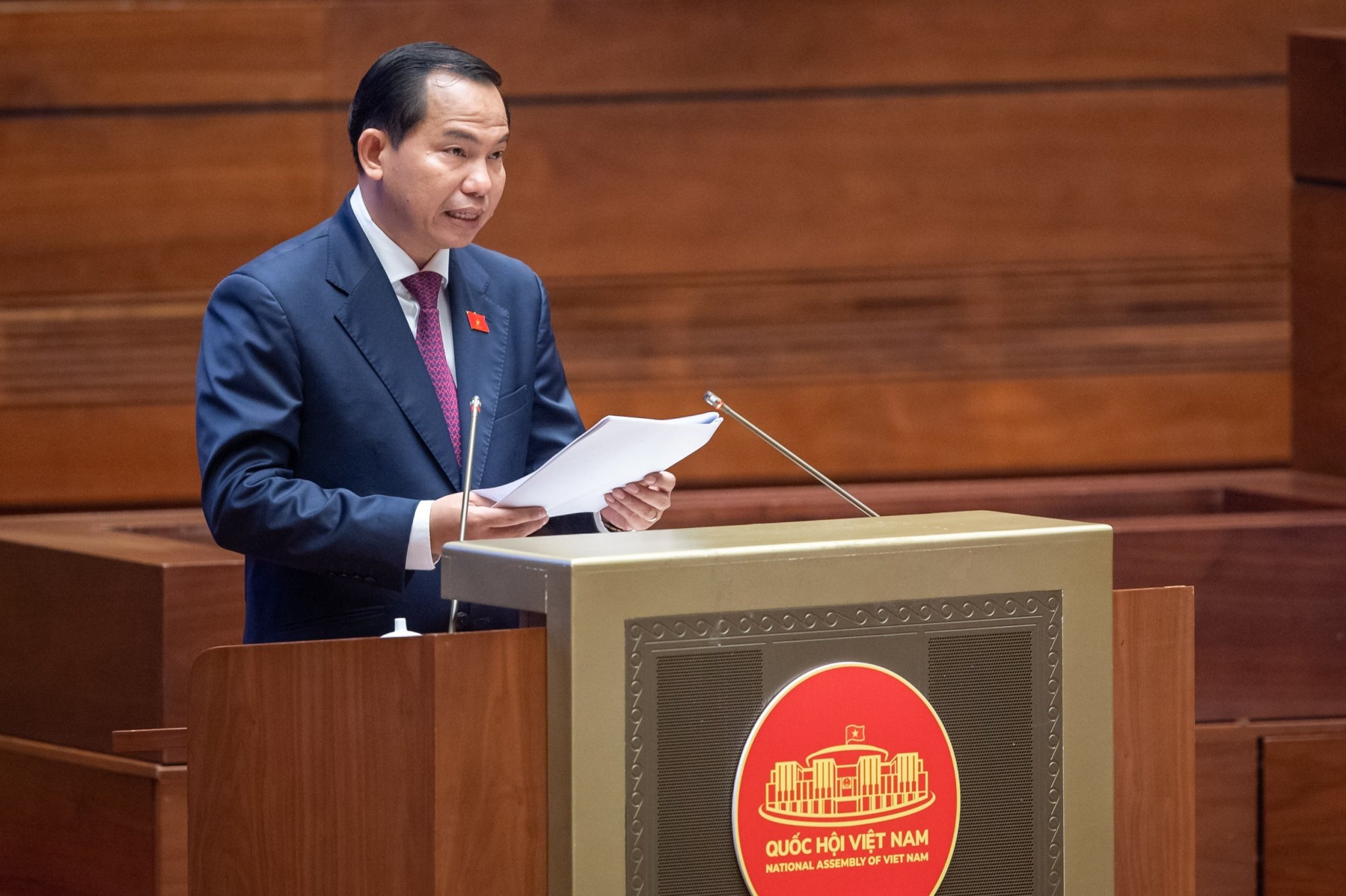 Chủ nhiệm Ủy ban T&agrave;i ch&iacute;nh, Ng&acirc;n s&aacute;ch của Link Trang Chủ PG88.Com Mới #2026 L&ecirc; Quang Mạnh tr&igrave;nh b&agrave;y B&aacute;o c&aacute;o giải tr&igrave;nh, tiếp thu, chỉnh l&yacute; dự thảo Luật Gi&aacute; (sửa đổi).