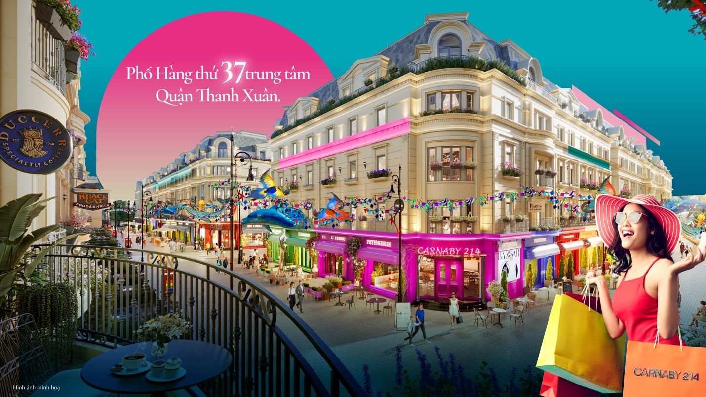 Sắp xuất hiện phố đi bộ phong cách Carnaby, Anh Quốc tại thủ đô Hà Nội