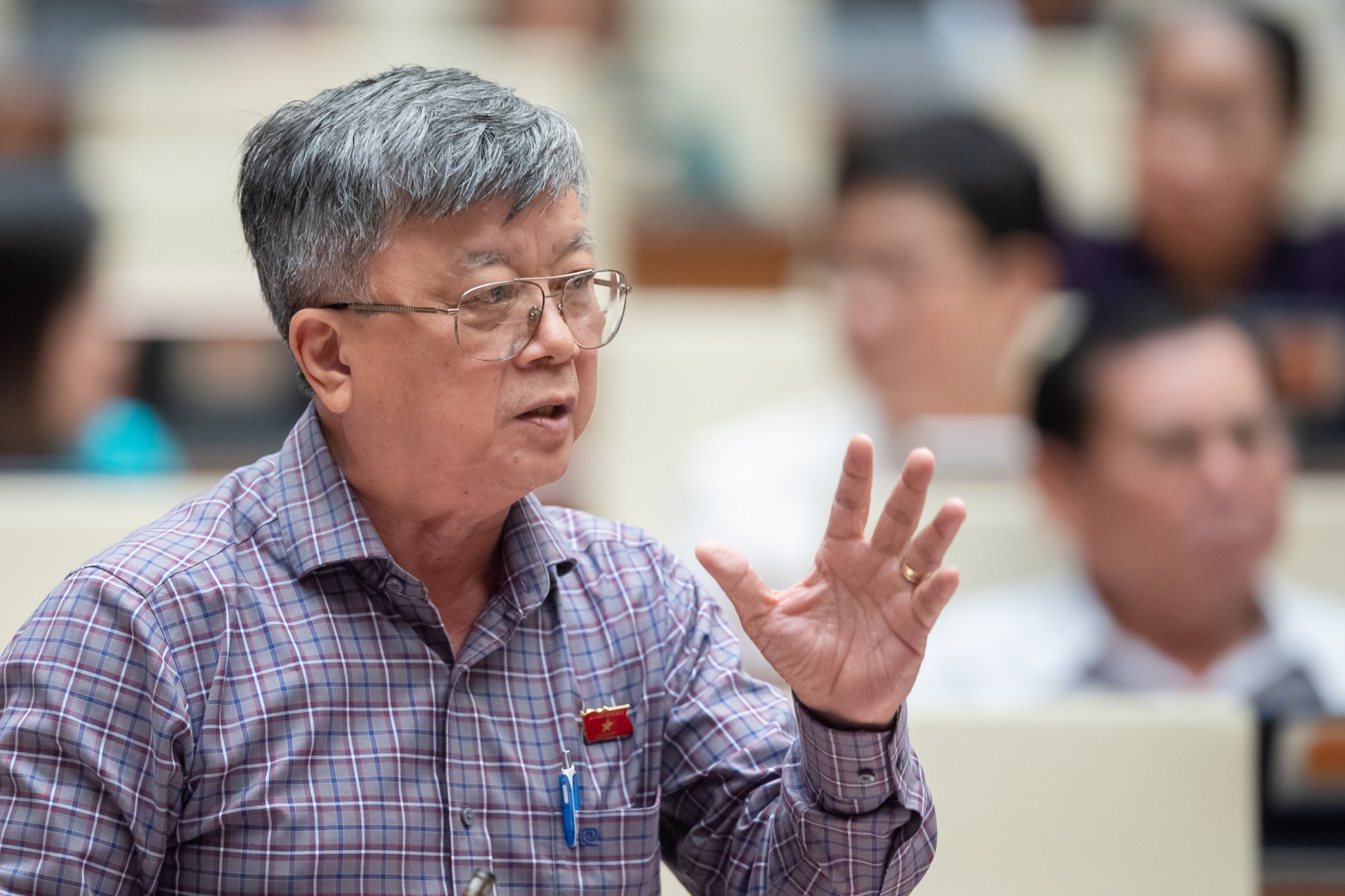 Đại biểu Trương Trọng Nghĩa ph&aacute;t biểu tranh luận&nbsp;tại phi&ecirc;n thảo luận ng&agrave;y 24-05-2023.