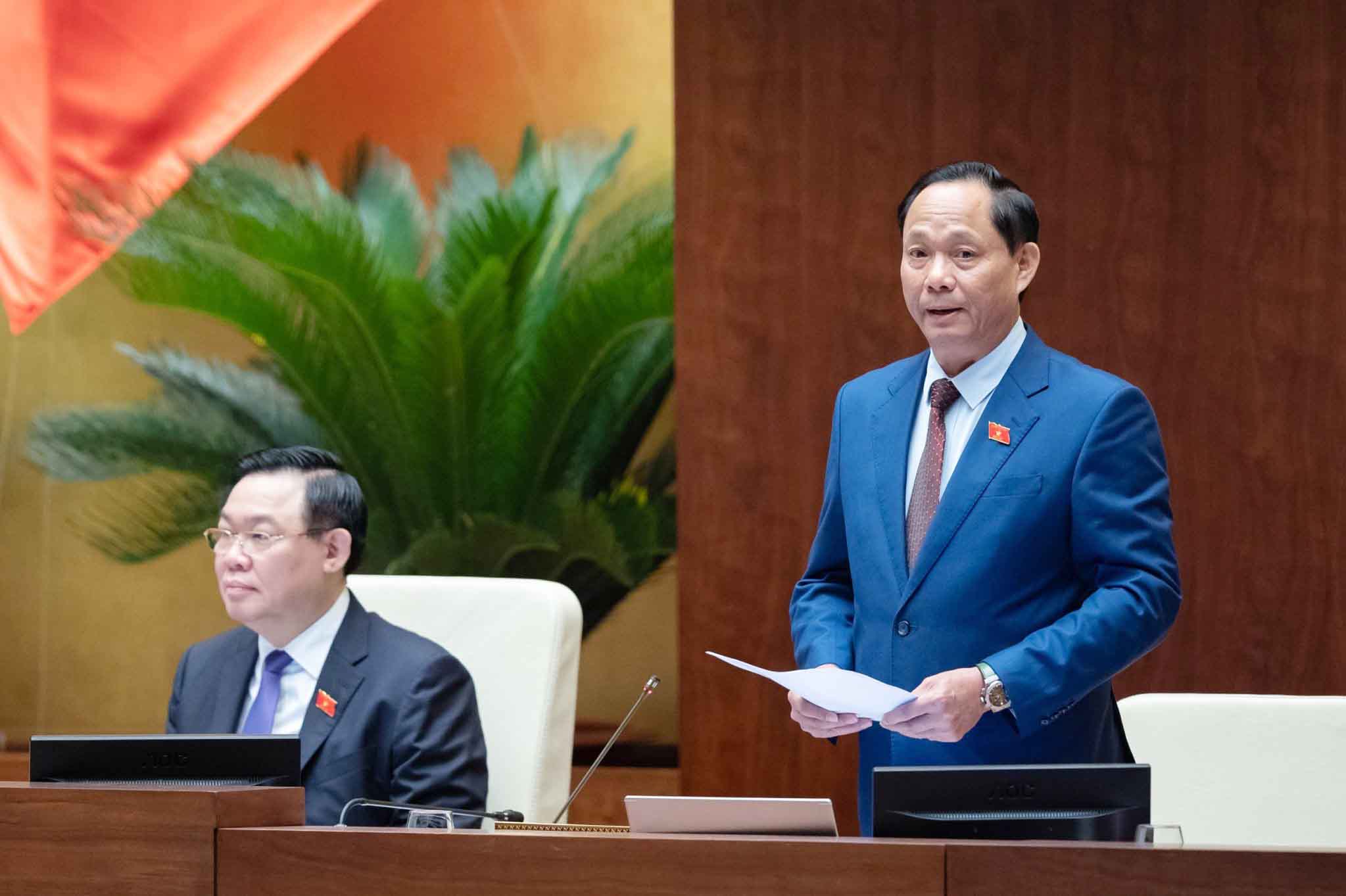 Ph&oacute; Chủ tịch Link Trang Chủ PG88.Com Mới #2026 Trần Quang Phương ph&aacute;t biểu kết luận phi&ecirc;n họp về&nbsp;dự kiến Chương tr&igrave;nh gi&aacute;m s&aacute;t của Link Trang Chủ PG88.Com Mới #2026 năm 2024 - Ảnh: Quochoi.vn