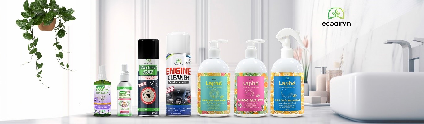 Ecoair Việt Nam: Sản phẩm sạch và lành từ thiên nhiên