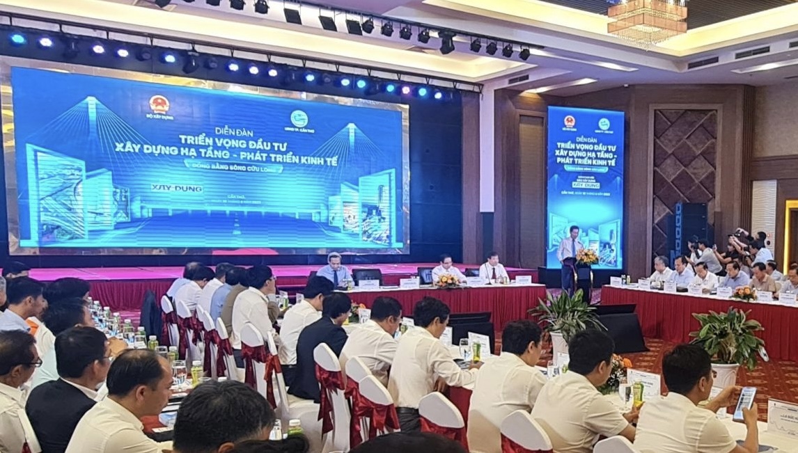 Quang cảnh diễn đàn: Triển vọng đầu tư xây dựng hạ tầng-động lực PG88 hơn 2,1 triệu thành viên PG88 ⭐ Link trang chủ số 1 nhà cái PG88 com casino slot Đồng bằng sông Cửu Long (Ảnh: PV).