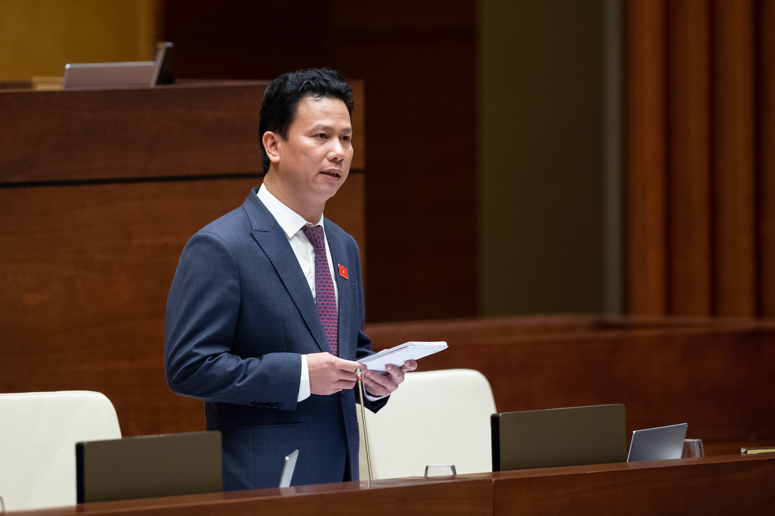 Bộ trưởng Bộ T&agrave;i nguy&ecirc;n v&agrave; M&ocirc;i trường Đặng Quốc Kh&aacute;nh.