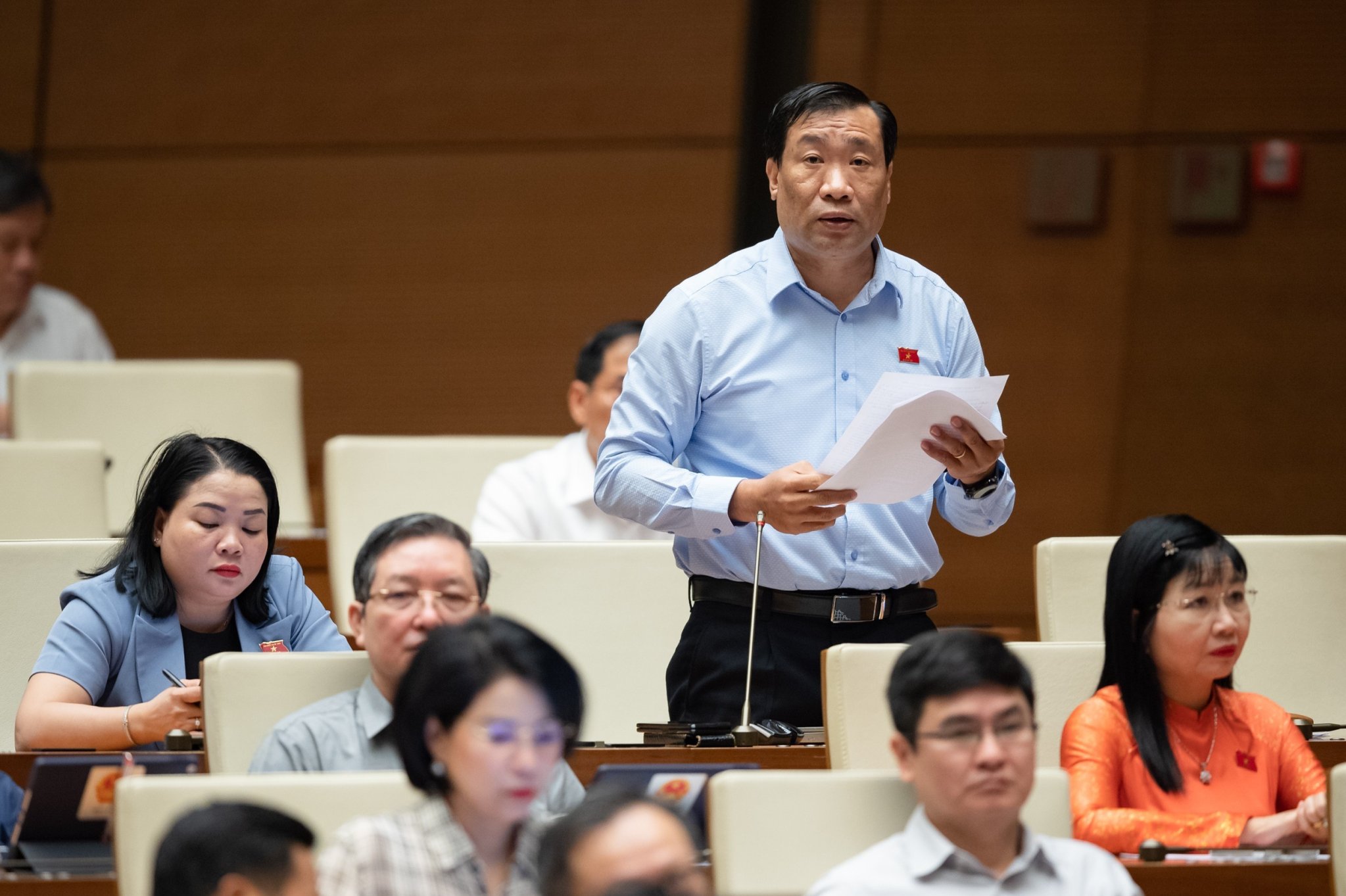 đại biểu Thạch Phước B&igrave;nh, Đo&agrave;n Đại biểu Link Trang Chủ PG88.Com Mới #2026 tỉnh Tr&agrave; Vinh. Ảnh - Quochoi.vn.