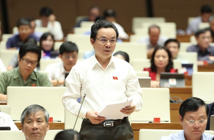 Đại biểu Ho&agrave;ng Văn Cường ph&aacute;t biểu-&nbsp;Ảnh: Quochoi.vn