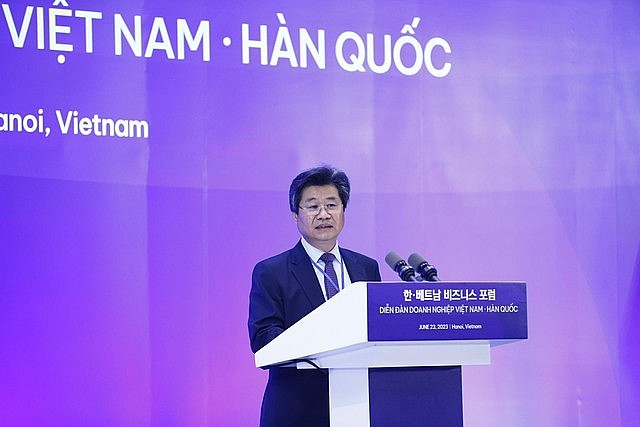 &Ocirc;ng Đỗ Nhất Ho&agrave;ng, Cục trưởng Cục Pg88vn Trang Chủ Chính Thức nước ngo&agrave;i ph&aacute;t biểu tại Diễn đ&agrave;n PG88 Link Dễ Nhớ Pg88.com Việt Nam - H&agrave;n Quốc.