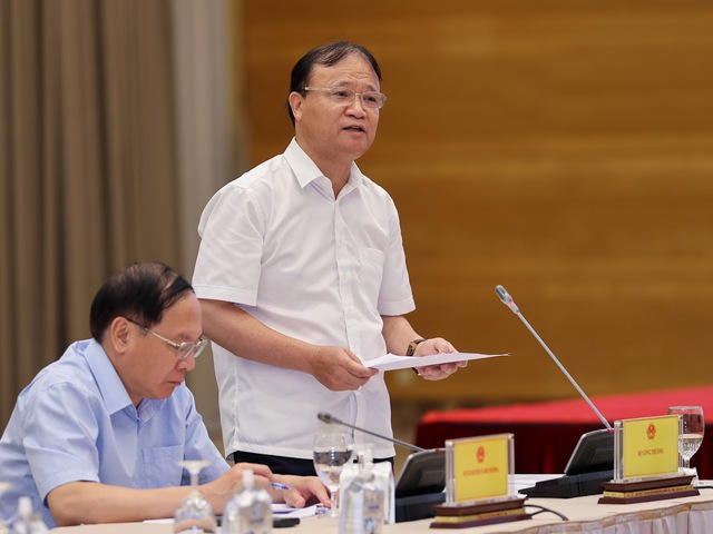 Thứ trưởng Bộ Công Thương Đỗ Thắng Hải tại họp báo - Ảnh: VGP